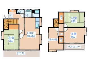 八王子市犬目町戸建住宅の物件間取画像